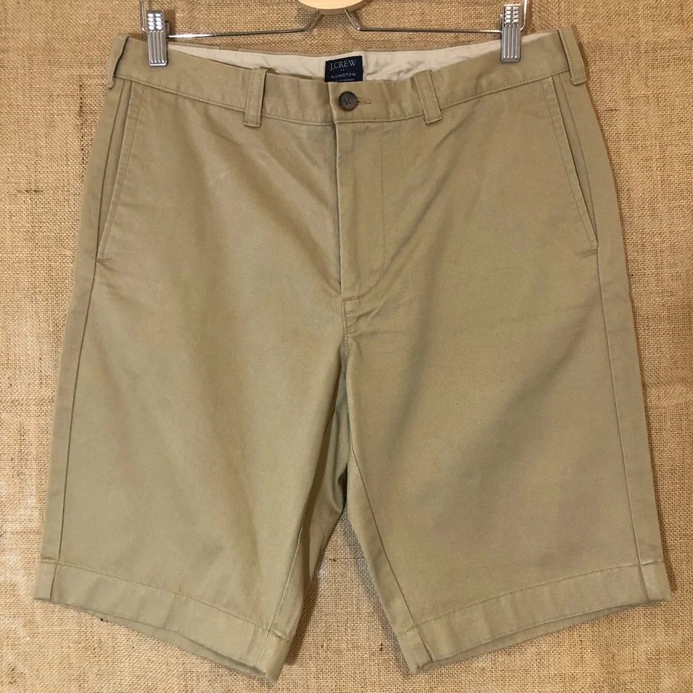 J. Crew Rivington Khaki Shorts sz 34